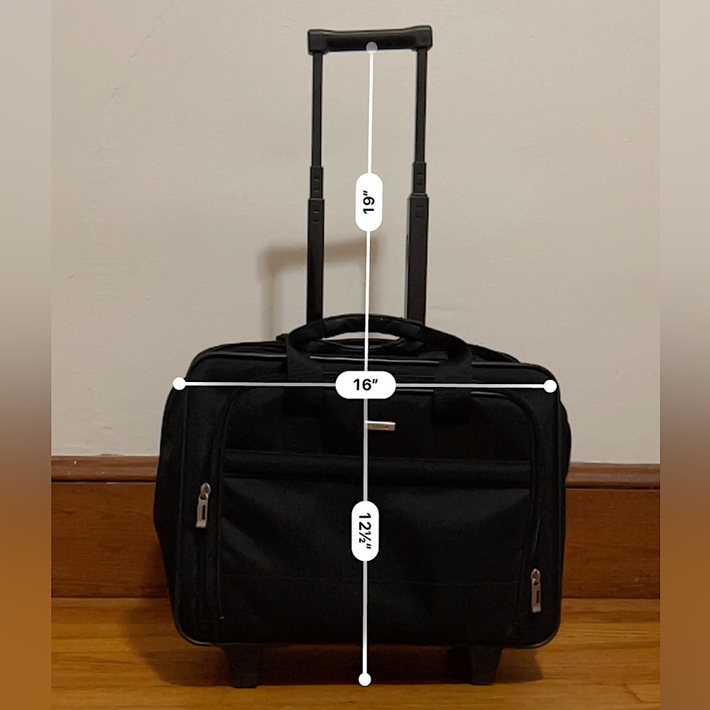 Solo 16” rolling laptop bag briefcase